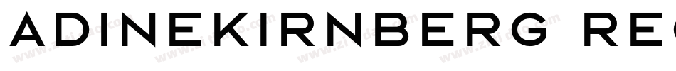 AdineKirnberg Regular字体转换